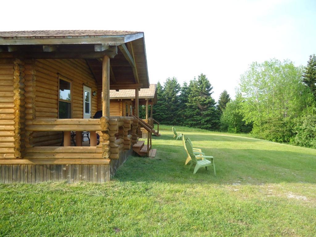 Cajun Cedar Log Cottages Margaree Forks Zimmer foto