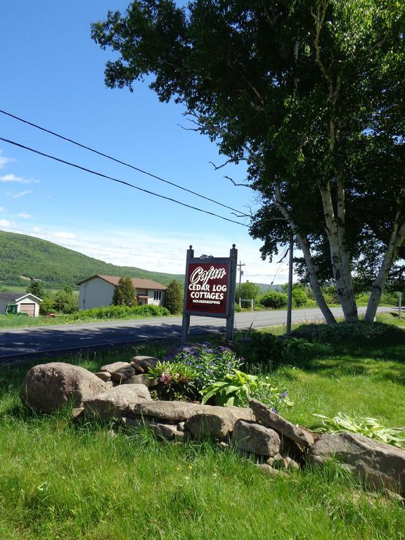 Cajun Cedar Log Cottages Margaree Forks Exterior foto