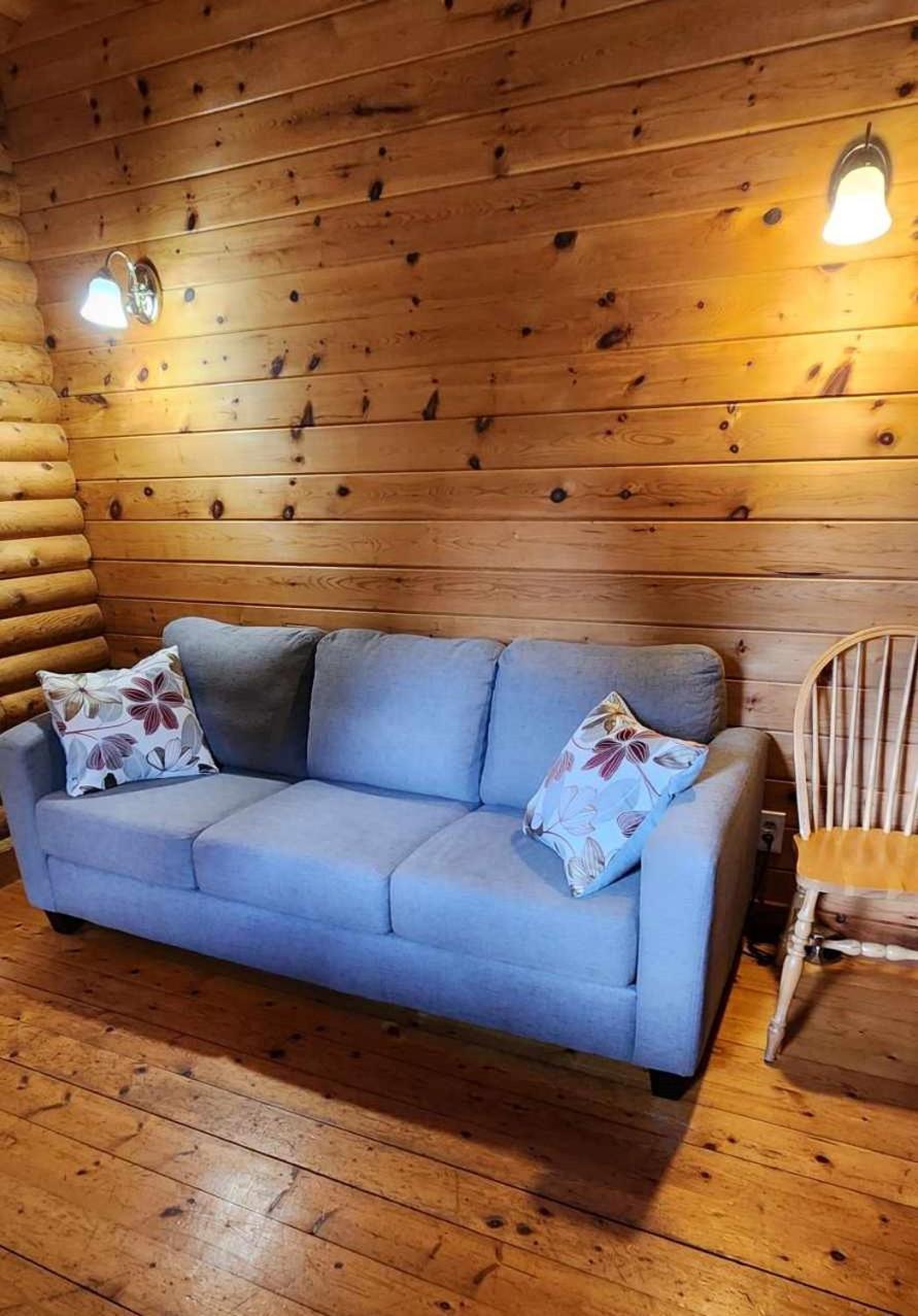 Cajun Cedar Log Cottages Margaree Forks Exterior foto