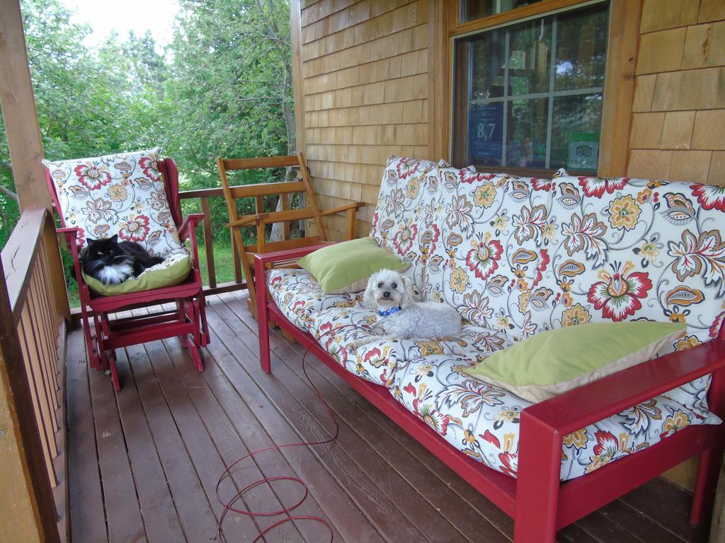 Cajun Cedar Log Cottages Margaree Forks Exterior foto