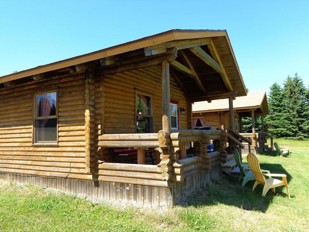 Cajun Cedar Log Cottages Margaree Forks Exterior foto