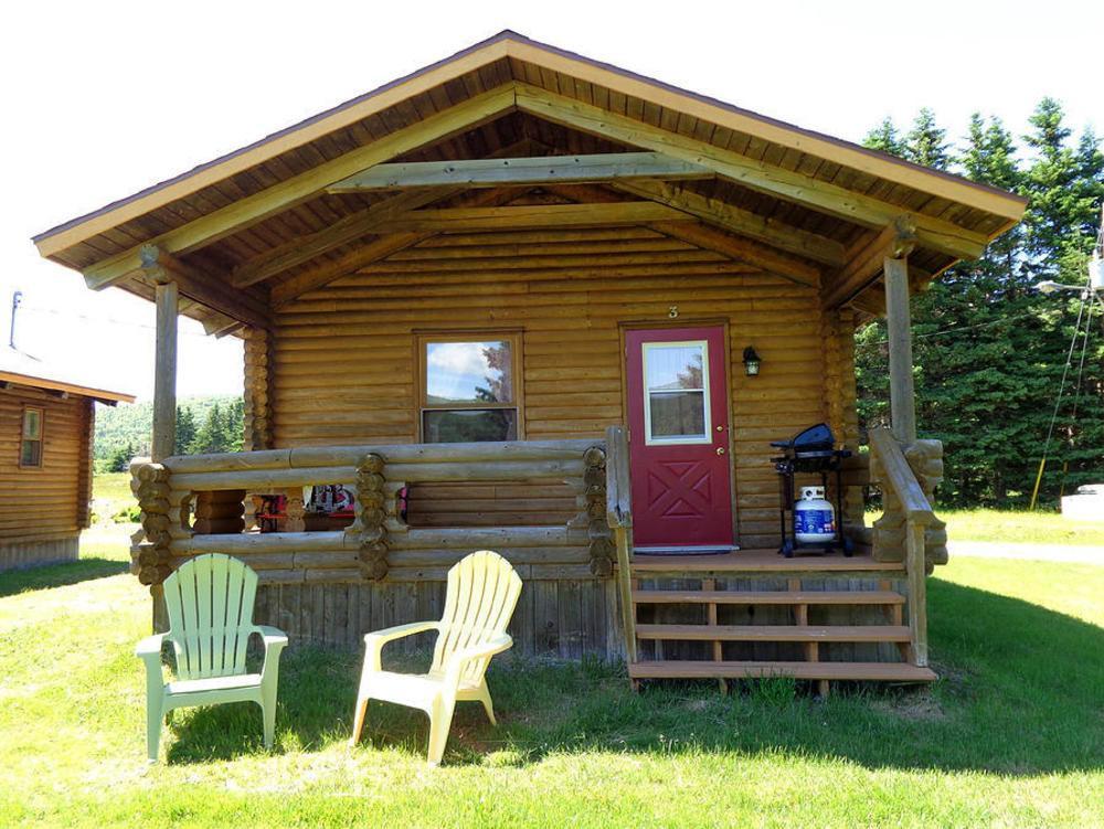 Cajun Cedar Log Cottages Margaree Forks Exterior foto