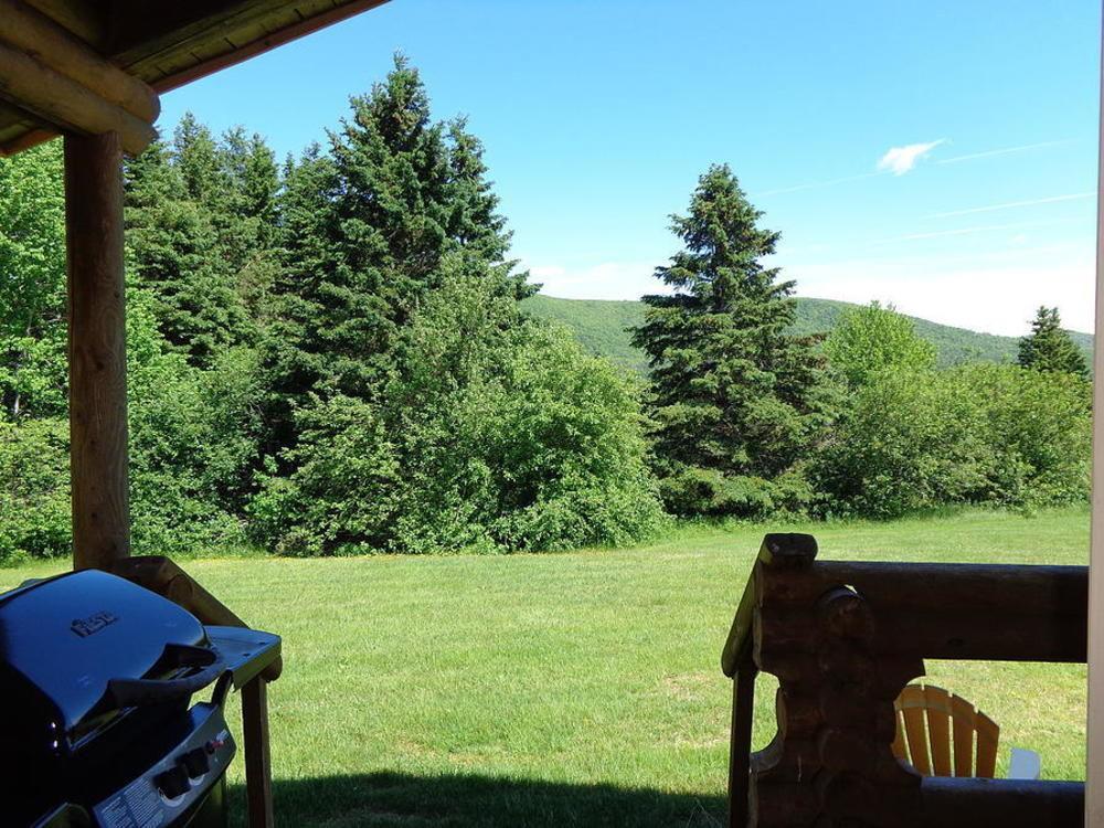 Cajun Cedar Log Cottages Margaree Forks Exterior foto