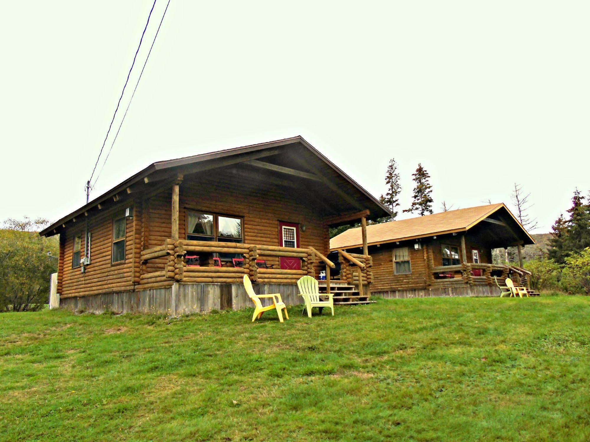 Cajun Cedar Log Cottages Margaree Forks Exterior foto