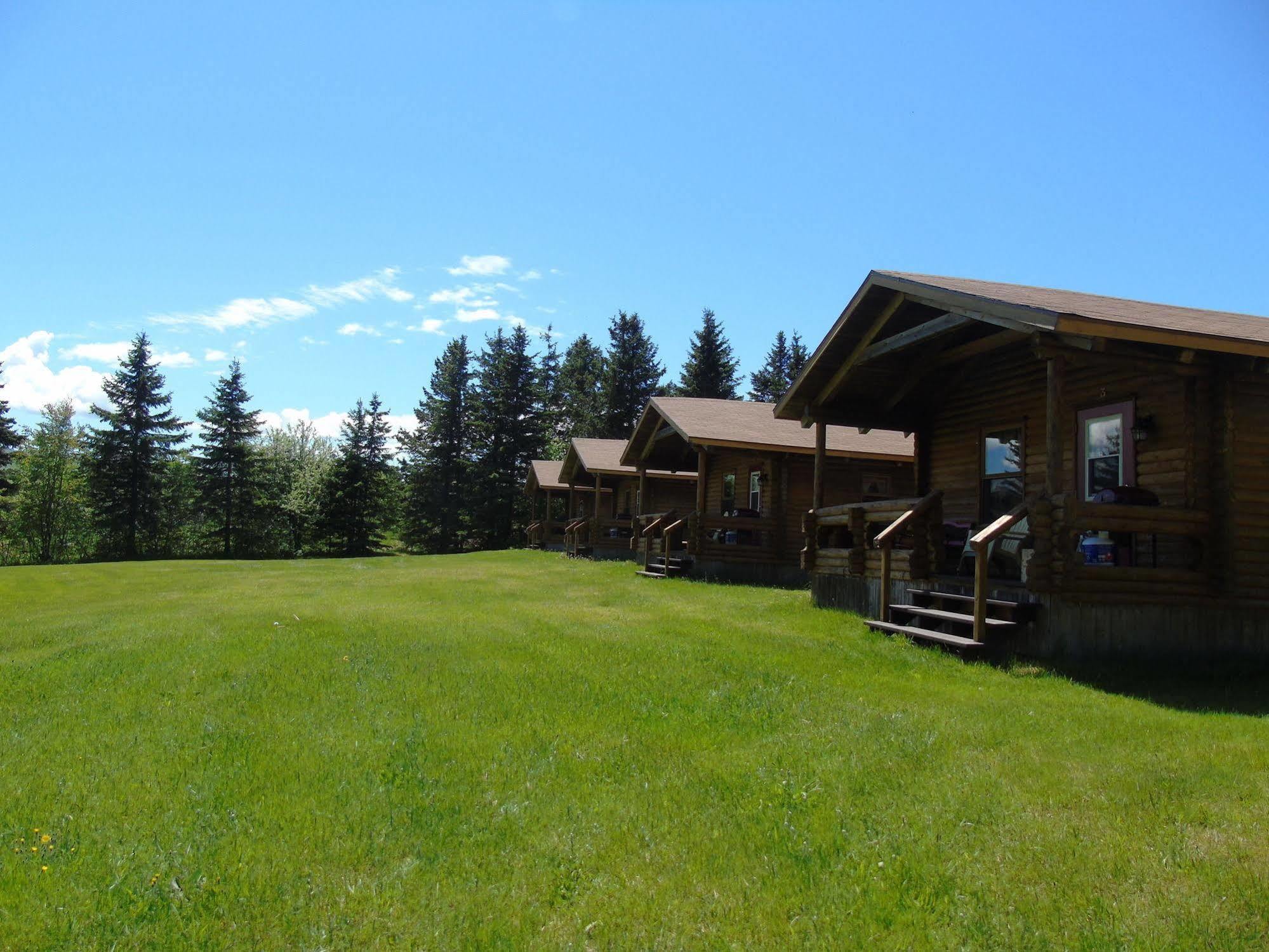 Cajun Cedar Log Cottages Margaree Forks Exterior foto