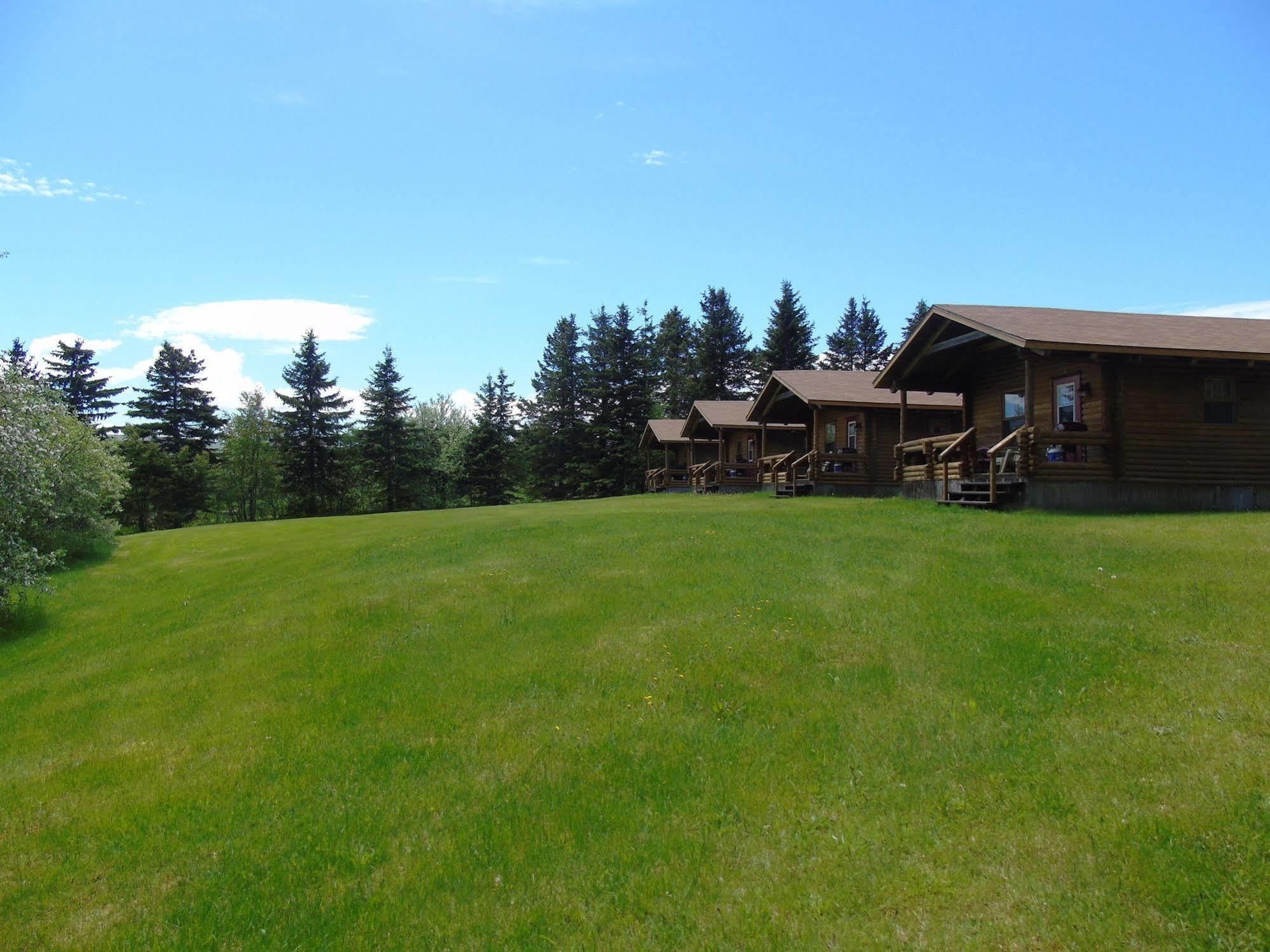 Cajun Cedar Log Cottages Margaree Forks Exterior foto
