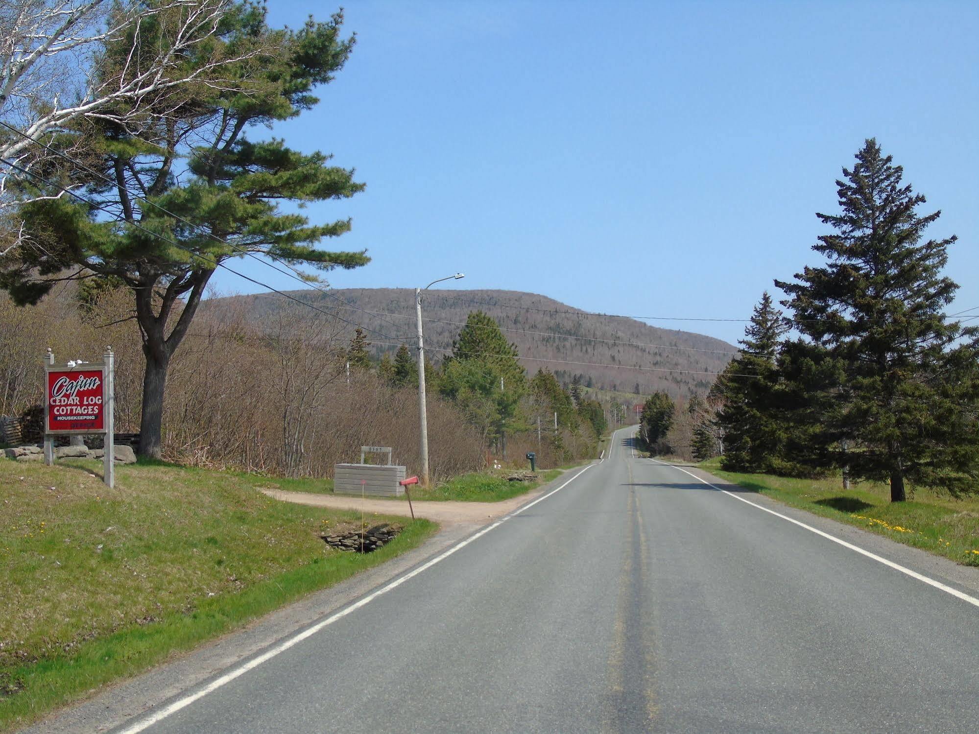 Cajun Cedar Log Cottages Margaree Forks Exterior foto